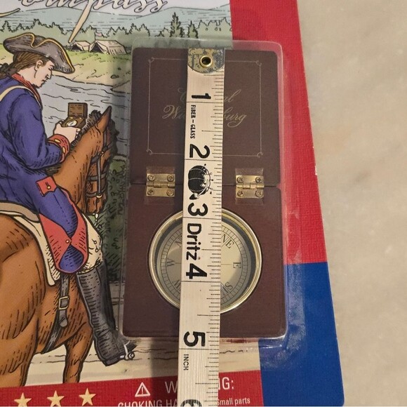 T. Whitney PHILAD 2003 Wooden Scaled Replica of Williamsburg Compass NIB - Picture 8 of 8